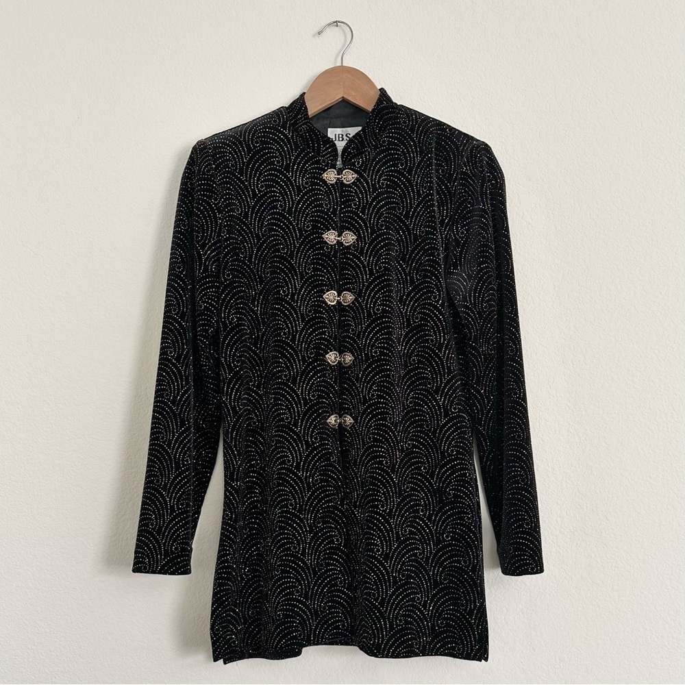 ✨ Vintage Black Embellished Jacket +FREE GIFT!